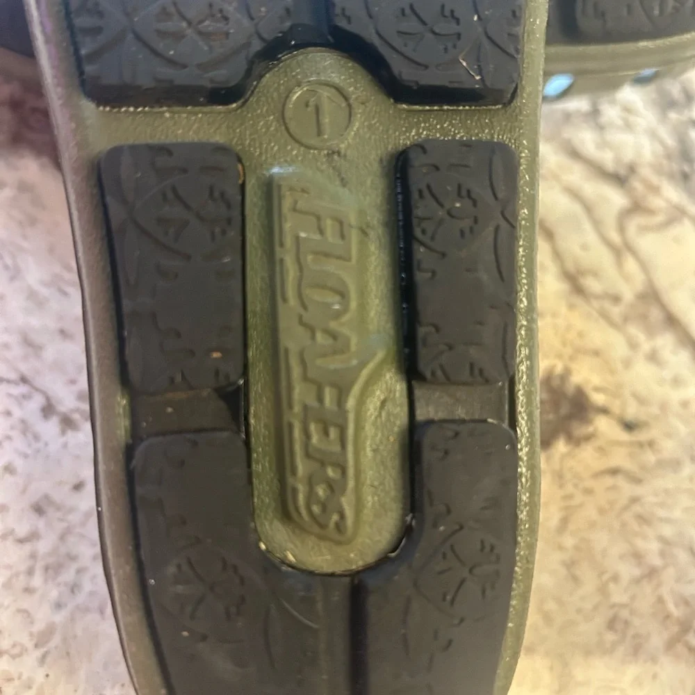Kids Olive Green Water-Resistant Slip-On Shoes